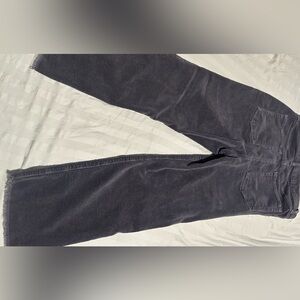 LOFT Charcoal blue Corduroy Trousers